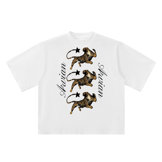 Leopard boxy tee