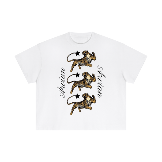 Leopards boxy tee